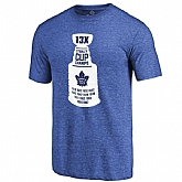 Toronto Maple Leafs Royal The Cup Tri Blend T-Shirt,baseball caps,new era cap wholesale,wholesale hats